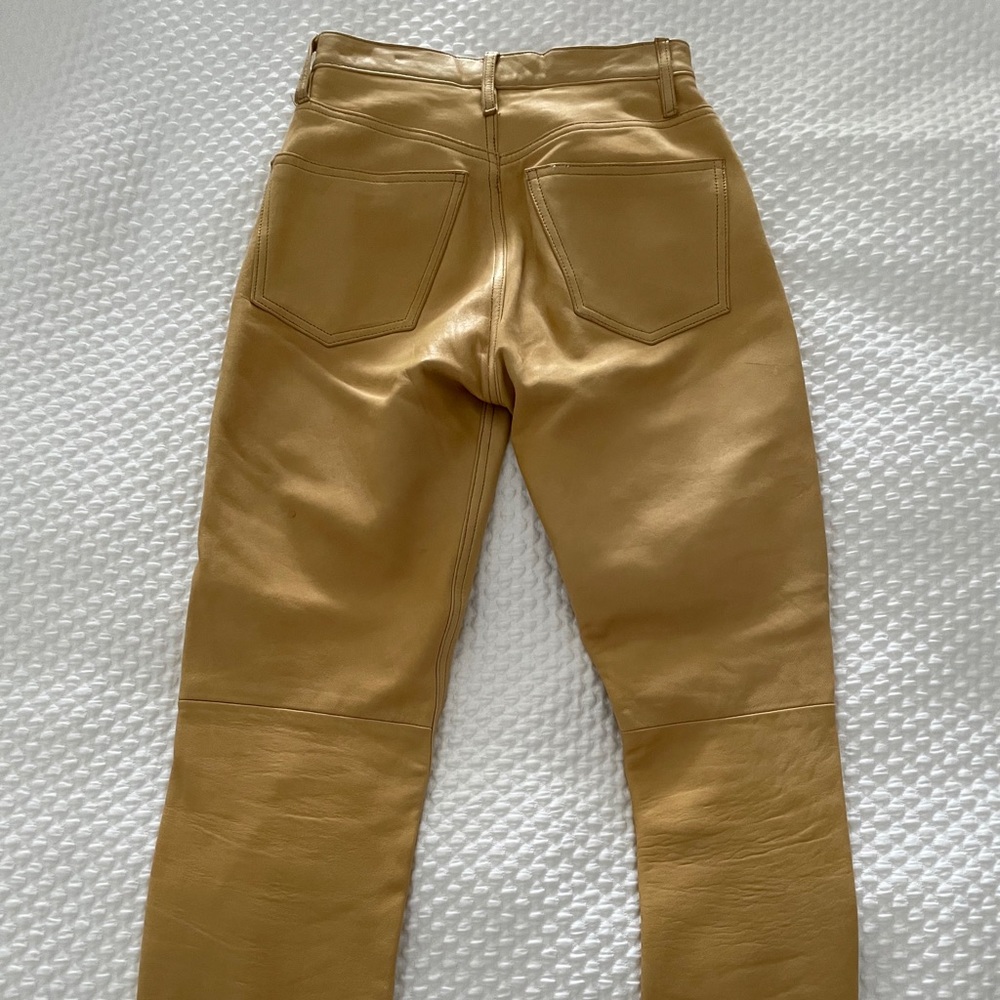 Vintage genuine leather pants